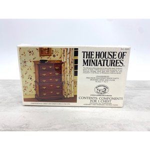 The House Of Miniatures Chippendale Chest on Chest NEW IN PACKAGE dollhouse furn